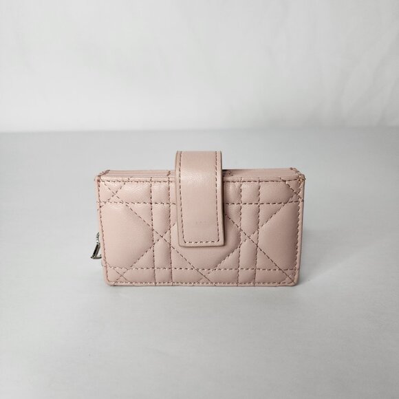 Christian Dior Lady Dior 5-gusset Card Holder (Sand) - Picture 1 of 10